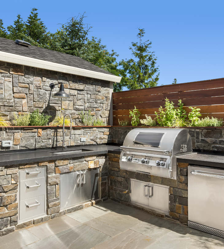 Hardscaping and landscaping