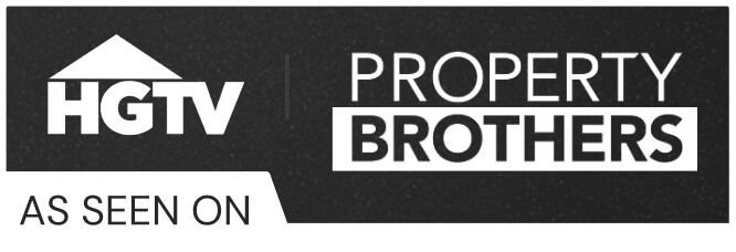 Banner that says "as seen on HGTV Property Brothers".