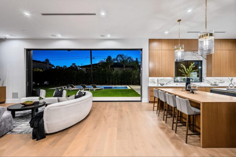 full home remodeling project in los angeles with open concept kitchen and living space.